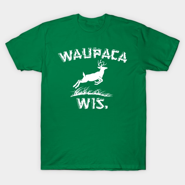 Waupaca Wisconsin Stranger Things T-Shirt by MindsparkCreative